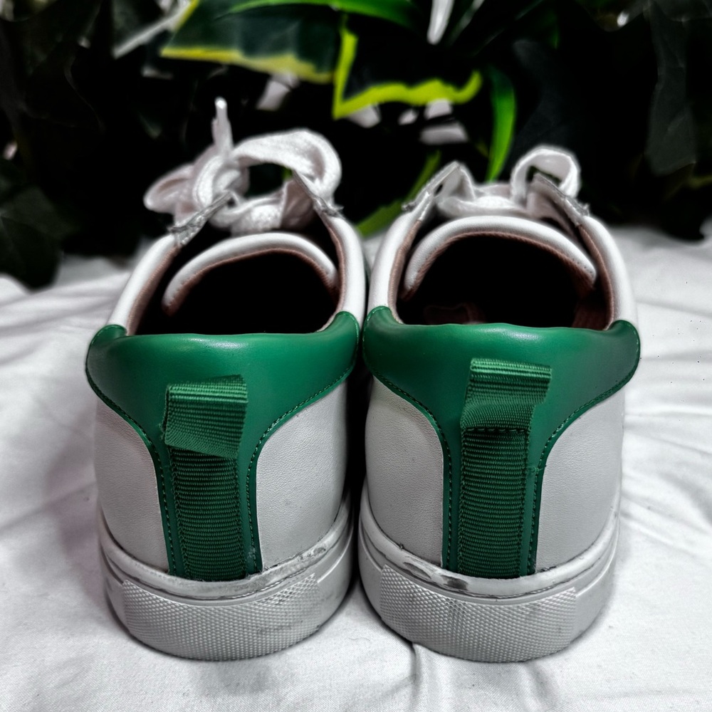 Kate Spade White and Green Sneakers - Picture 6 of 7